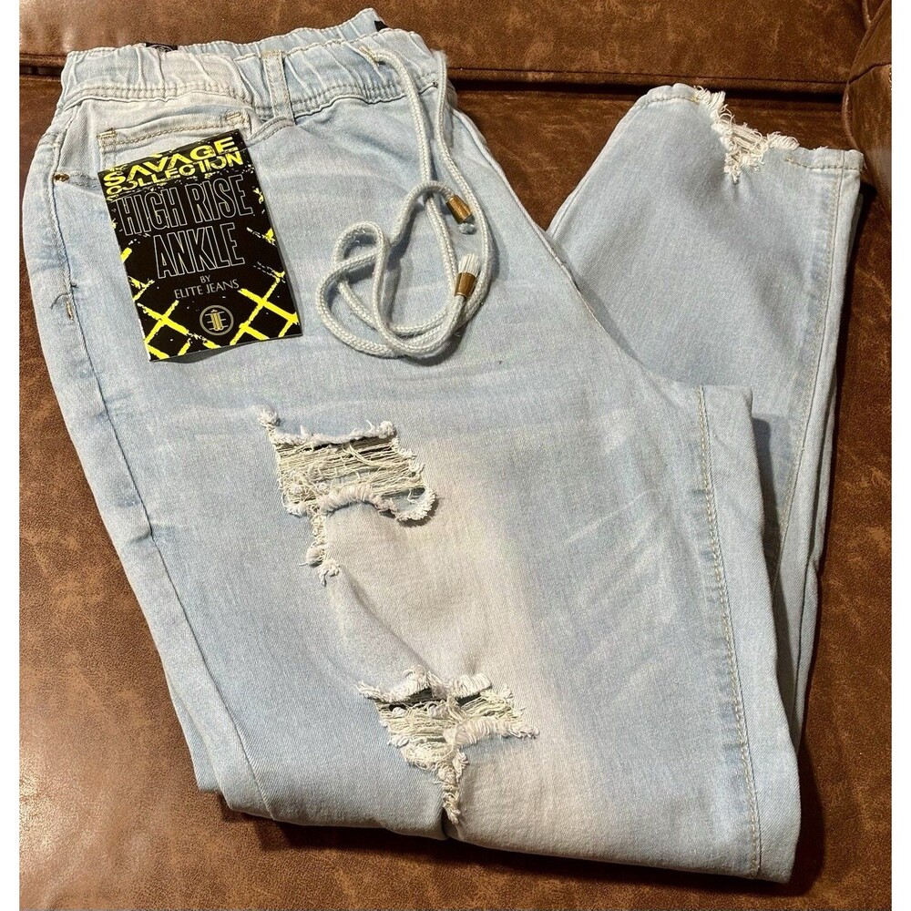 Elite Jeans Savage Collection High Rise Ankle Size XL